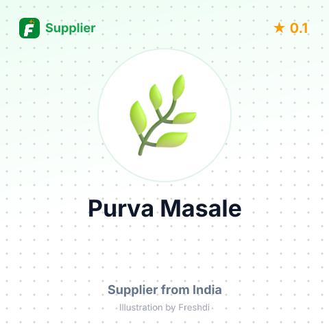 Purva Masale  – summary card, no photo uploaded yet