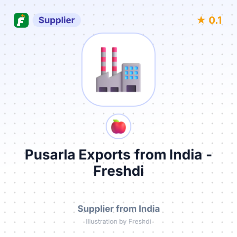 Pusarla Exports  – summary card, no photo uploaded yet