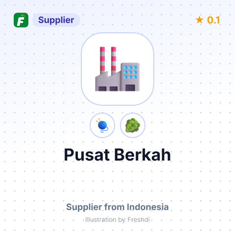Pusat Berkah – summary card, no photo uploaded yet