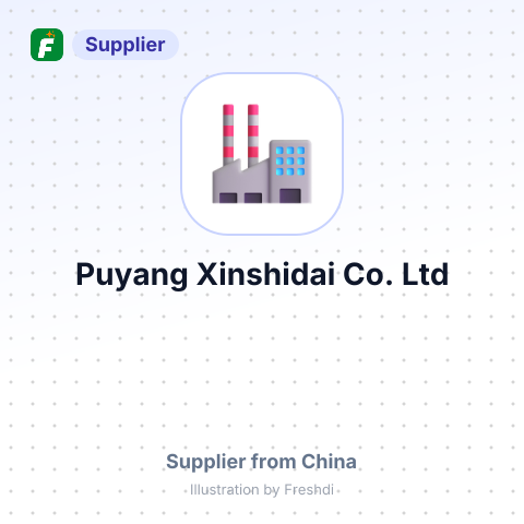 Puyang Xinshidai Co., Ltd – summary card, no photo uploaded yet
