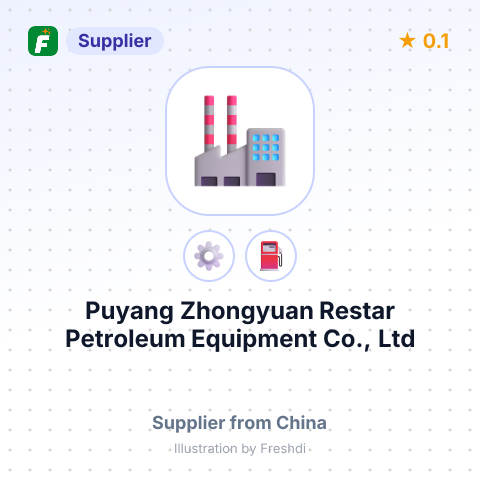 Puyang Zhongyuan Restar Petroleum Equipment Co., Ltd – summary card, no photo uploaded yet