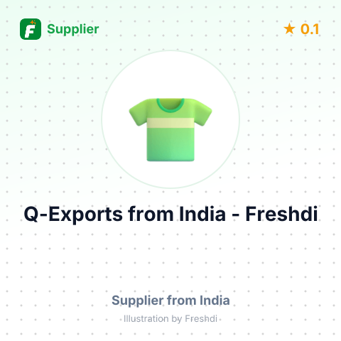 Q-Exports  – summary card, no photo uploaded yet