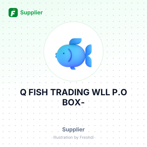 Q FISH TRADING WLL P.O BOX- – summary card, no photo uploaded yet