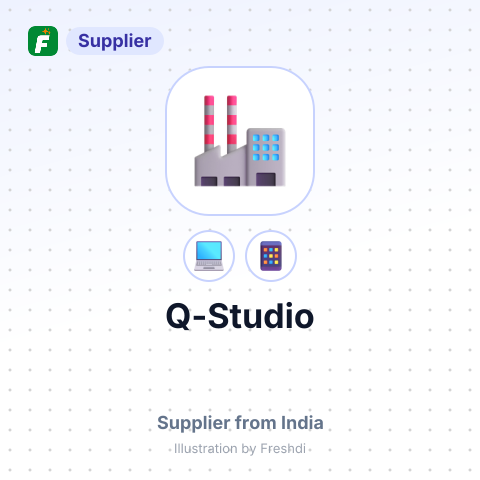 Q-Studio – summary card, no photo uploaded yet