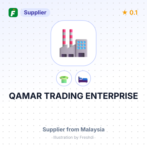 QAMAR TRADING ENTERPRISE – summary card, no photo uploaded yet