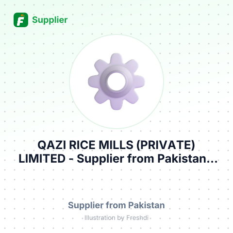 QAZI RICE MILLS (PRIVATE) LIMITED – summary card, no photo uploaded yet