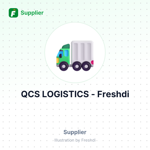 QCS LOGISTICS – summary card, no photo uploaded yet