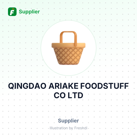 QINGDAO ARIAKE FOODSTUFF CO LTD – summary card, no photo uploaded yet