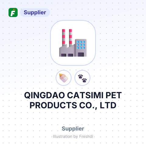 QINGDAO CATSIMI PET PRODUCTS CO., LTD – summary card, no photo uploaded yet