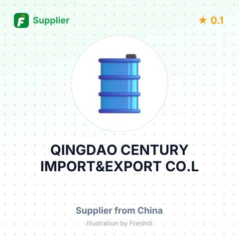 QINGDAO CENTURY IMPORT&EXPORT CO.L – summary card, no photo uploaded yet