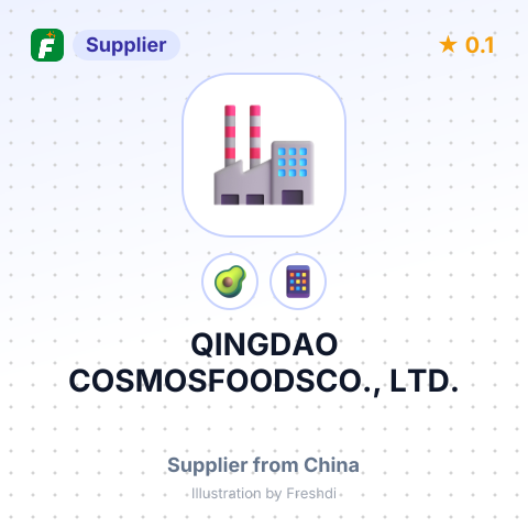 QINGDAO COSMOSFOODSCO., LTD. – summary card, no photo uploaded yet
