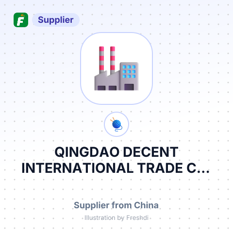 QINGDAO DECENT INTERNATIONAL TRADE CO., LTD. – summary card, no photo uploaded yet