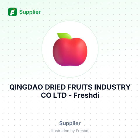 QINGDAO DRIED FRUITS INDUSTRY CO LTD – summary card, no photo uploaded yet