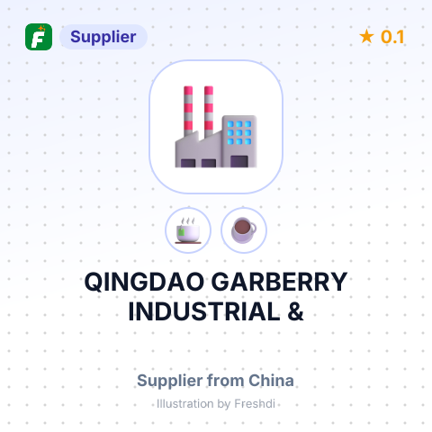 QINGDAO GARBERRY INDUSTRIAL & – summary card, no photo uploaded yet