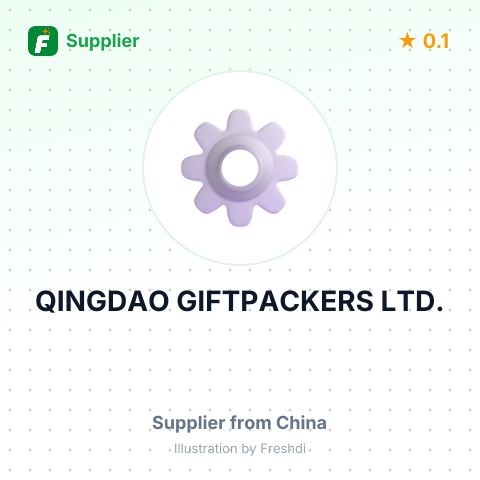 QINGDAO GIFTPACKERS LTD. – summary card, no photo uploaded yet