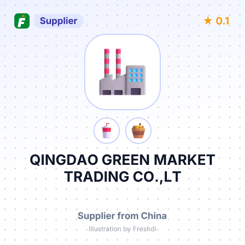 QINGDAO GREEN MARKET TRADING CO.,LT – summary card, no photo uploaded yet