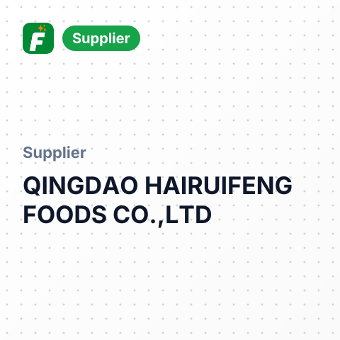 QINGDAO HAIRUIFENG FOODS CO.,LTD – summary card, no photo uploaded yet