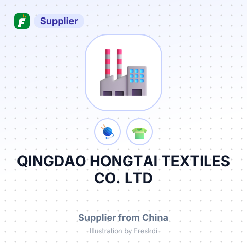 QINGDAO HONGTAI TEXTILES CO.,LTD – summary card, no photo uploaded yet
