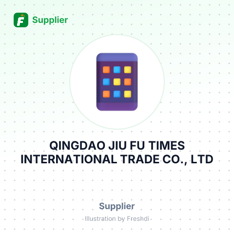 QINGDAO JIU FU TIMES INTERNATIONAL TRADE CO., LTD – summary card, no photo uploaded yet