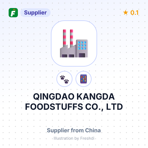 QINGDAO KANGDA FOODSTUFFS CO., LTD – summary card, no photo uploaded yet