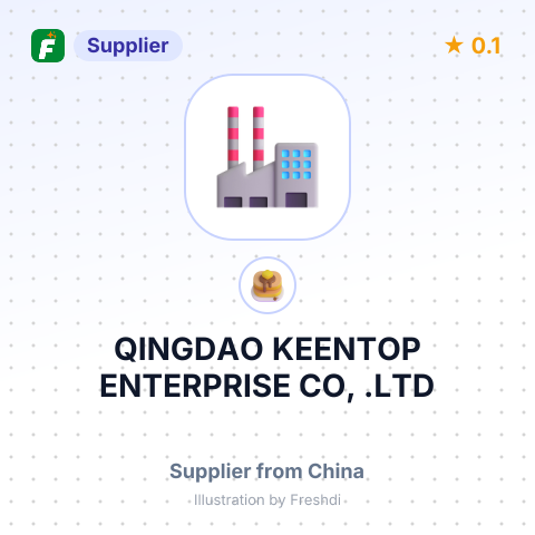 QINGDAO KEENTOP ENTERPRISE CO, .LTD – summary card, no photo uploaded yet