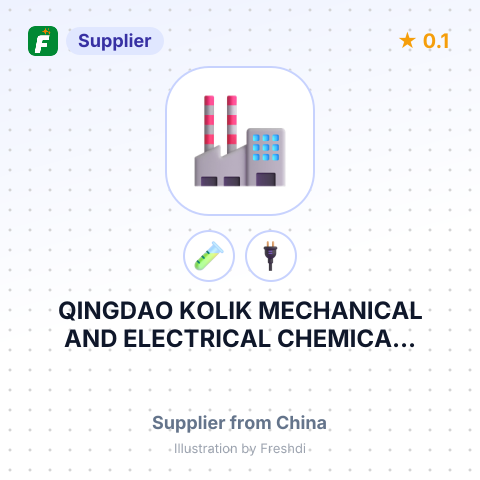 QINGDAO KOLIK MECHANICAL AND ELECTRICAL CHEMICA... – summary card, no photo uploaded yet