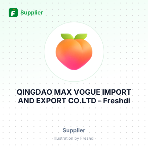 QINGDAO MAX VOGUE IMPORT AND EXPORT CO.LTD – summary card, no photo uploaded yet