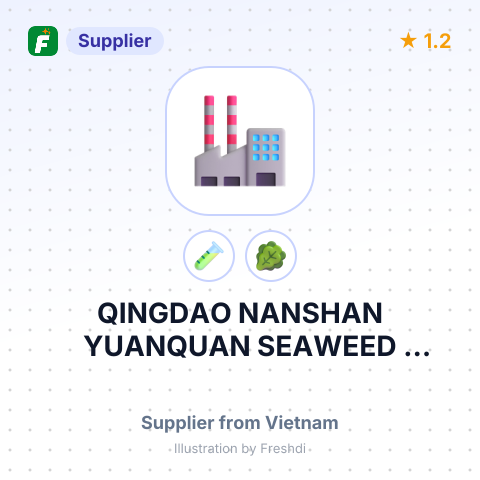 QINGDAO NANSHAN YUANQUAN SEAWEED CO.,LTD – summary card, no photo uploaded yet