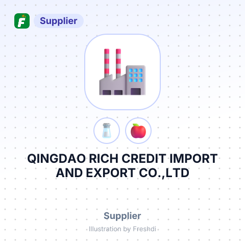 QINGDAO RICH CREDIT IMPORT AND EXPORT CO.,LTD – summary card, no photo uploaded yet