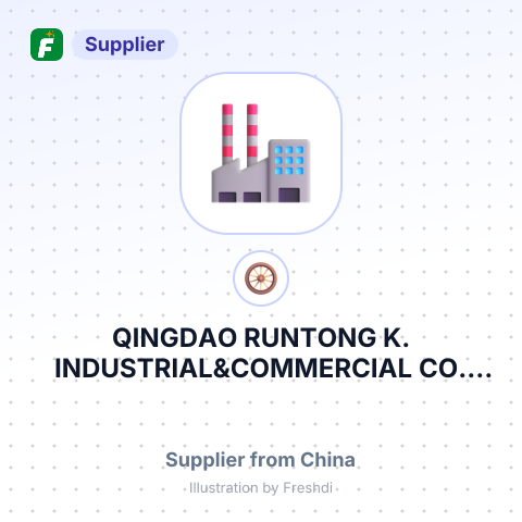 QINGDAO RUNTONG K. INDUSTRIAL&COMMERCIAL CO., LTD – summary card, no photo uploaded yet