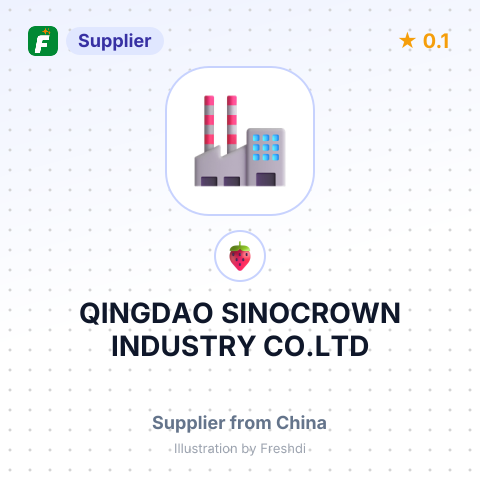 QINGDAO SINOCROWN INDUSTRY CO.LTD – summary card, no photo uploaded yet