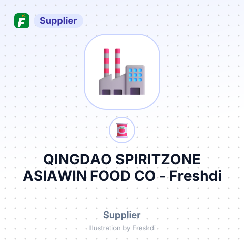 QINGDAO SPIRITZONE ASIAWIN FOOD CO – summary card, no photo uploaded yet