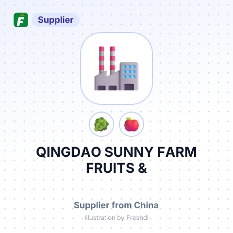 QINGDAO SUNNY FARM FRUITS & – summary card, no photo uploaded yet