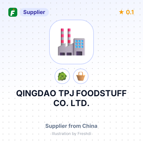 QINGDAO TPJ FOODSTUFF CO., LTD. – summary card, no photo uploaded yet