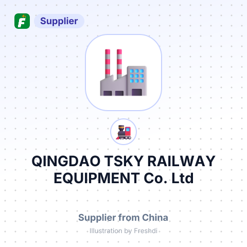 QINGDAO TSKY RAILWAY EQUIPMENT Co., Ltd – summary card, no photo uploaded yet