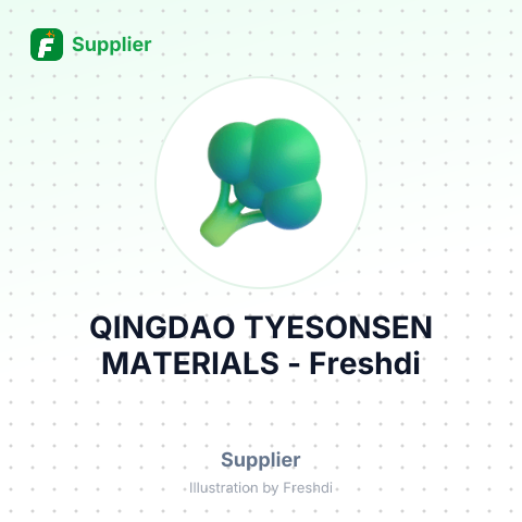 QINGDAO TYESONSEN MATERIALS – summary card, no photo uploaded yet