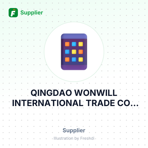 QINGDAO WONWILL INTERNATIONAL TRADE CO., LTD – summary card, no photo uploaded yet