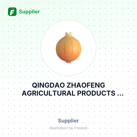 QINGDAO ZHAOFENG AGRICULTURAL PRODUCTS CO.,LTD – summary card, no photo uploaded yet