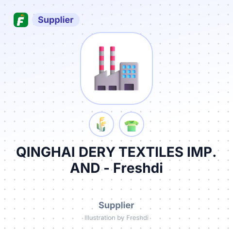 QINGHAI DERY TEXTILES IMP. AND – summary card, no photo uploaded yet