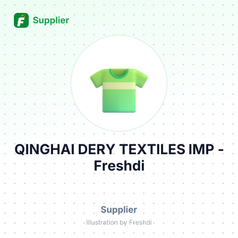 QINGHAI DERY TEXTILES IMP – summary card, no photo uploaded yet