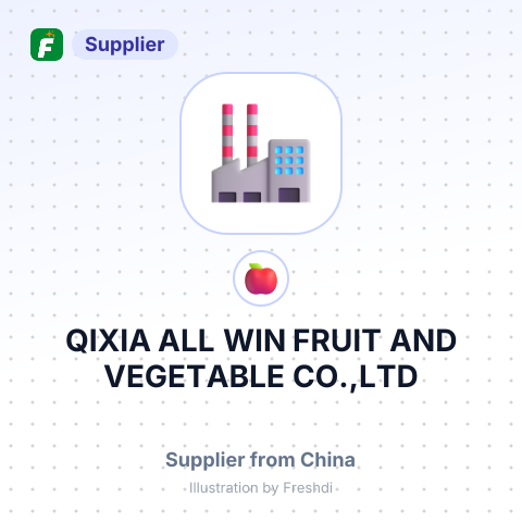QIXIA ALL WIN FRUIT AND VEGETABLE CO.,LTD – summary card, no photo uploaded yet