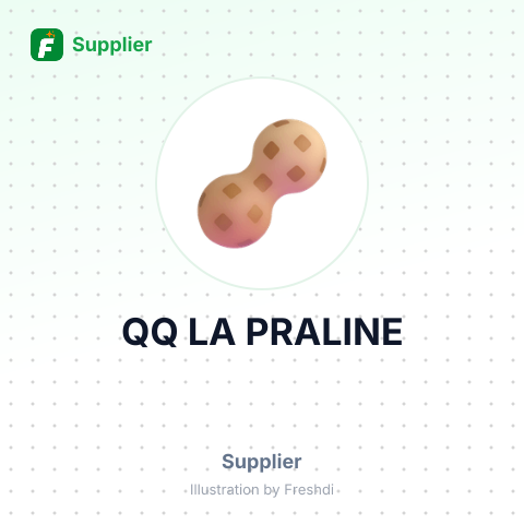 QQ LA PRALINE – summary card, no photo uploaded yet