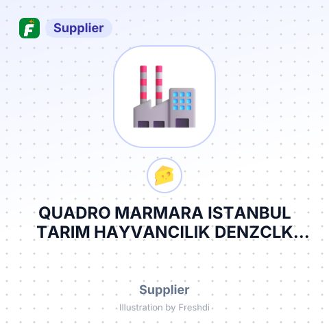 QUADRO MARMARA ISTANBUL TARIM HAYVANCILIK DENZCLK TURZM THALAT – summary card, no photo uploaded yet