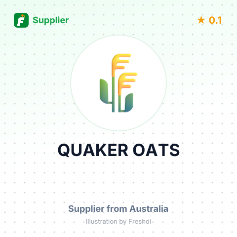 QUAKER OATS – summary card, no photo uploaded yet