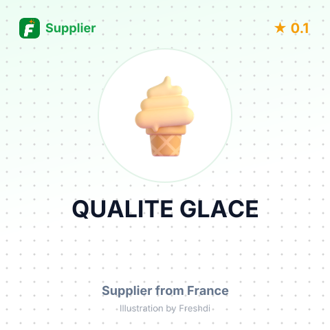 QUALITE GLACE – summary card, no photo uploaded yet