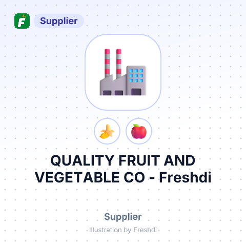 QUALITY FRUIT AND VEGETABLE CO – summary card, no photo uploaded yet