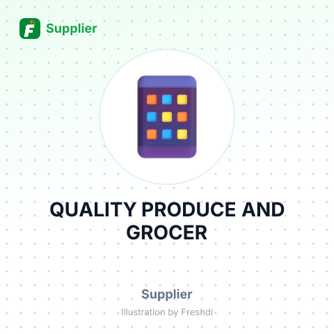 QUALITY PRODUCE AND GROCER – summary card, no photo uploaded yet