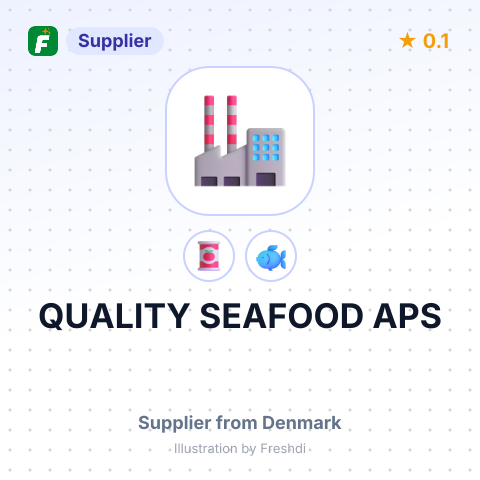 QUALITY SEAFOOD APS – summary card, no photo uploaded yet