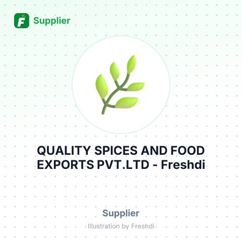 QUALITY SPICES AND FOOD EXPORTS PVT.LTD – summary card, no photo uploaded yet