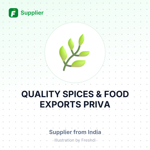 QUALITY SPICES & FOOD EXPORTS PRIVA – summary card, no photo uploaded yet